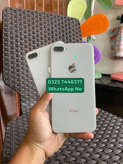 iPhone 8 plus 256GB full box argent for sale