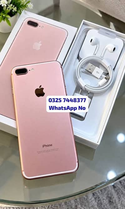 iPhone 7 plus 256GB full box argent for sale
