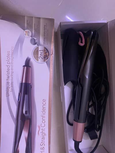 USA Imported Straightner with curler ,2 in 1