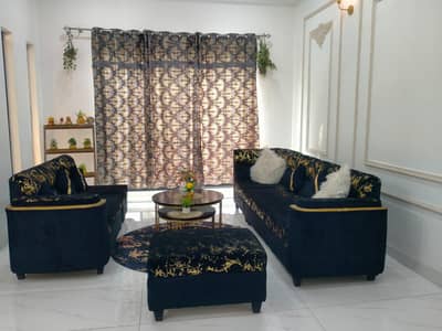 L shape 7 seat sofa