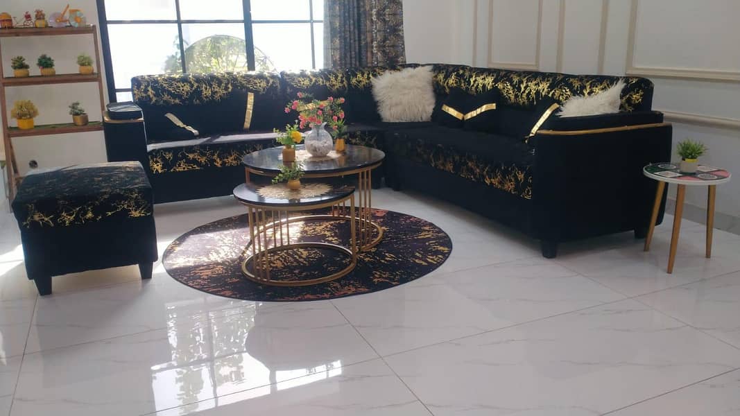 L shape 7 seat sofa 1