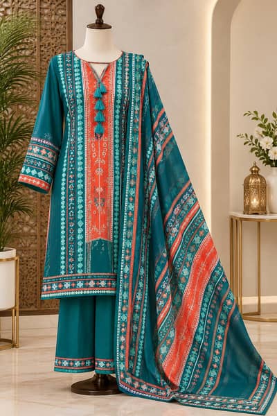 Long shirts Stitched 3pcs dresses