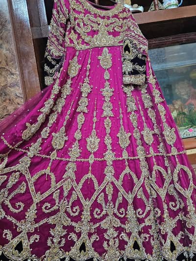 Heavy Bridal Maxi / Wedding Dress / Formal Dress / Party Wear
