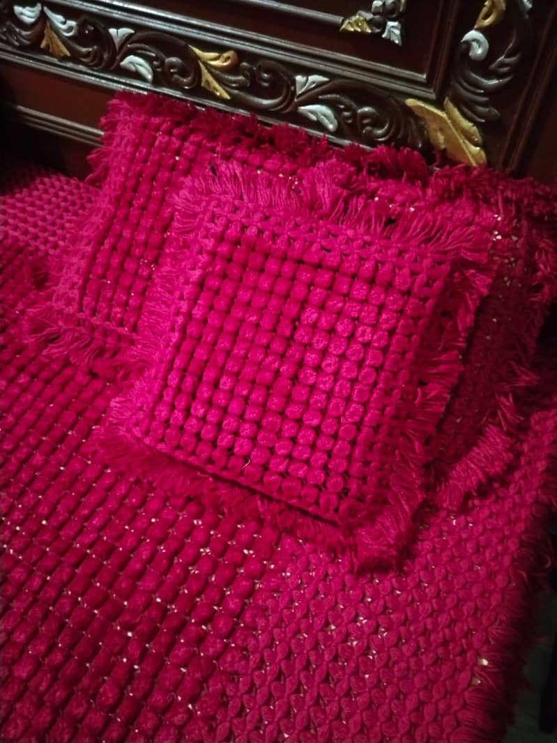 Handmade Woolen Bed Sheet Set 0