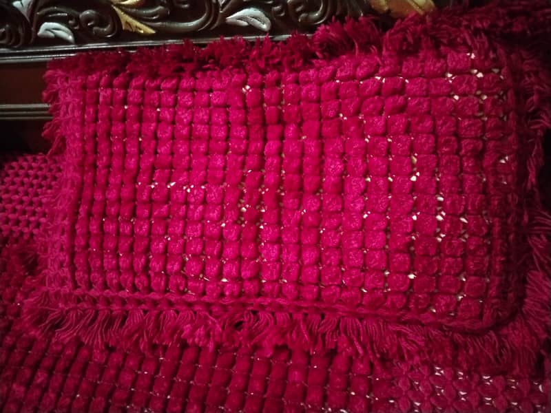 Handmade Woolen Bed Sheet Set 1