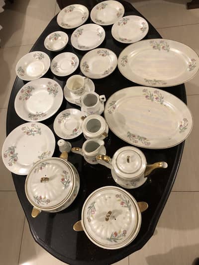 Dinner set (leftover of 25 pieces of Dinner set.