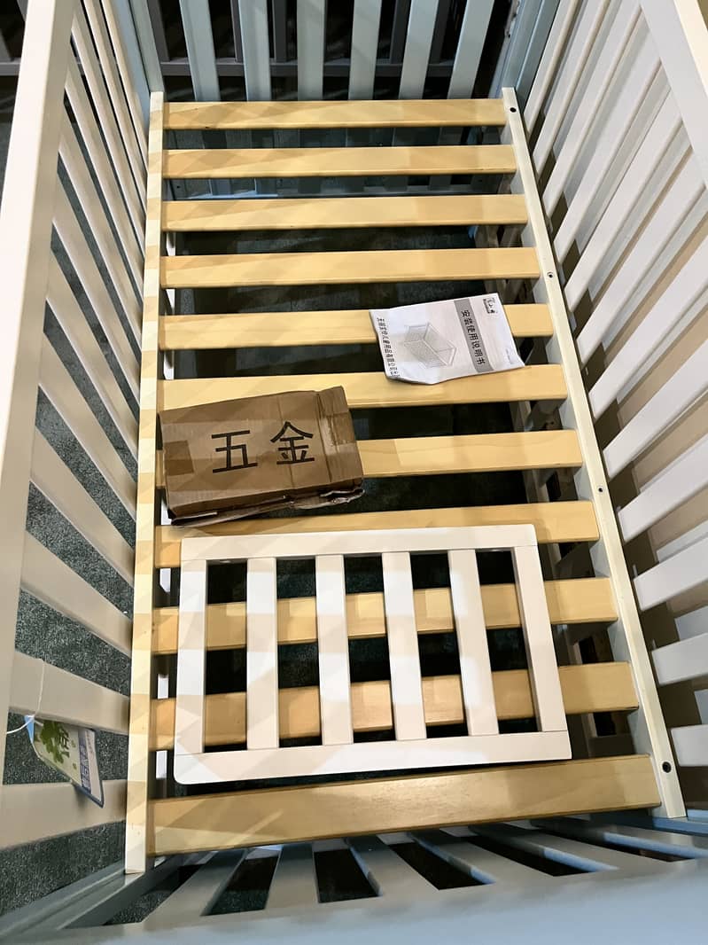 Imported Wooden Baby Cot with wave design - Baby Cots - 1120914691