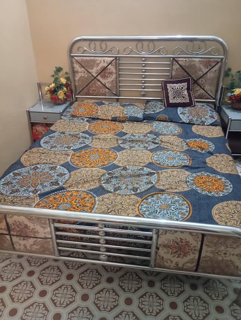 steel bed set 1