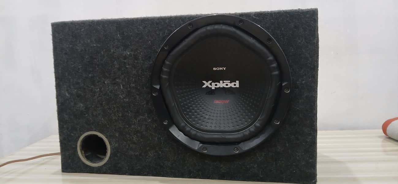 Amp with wofer 2