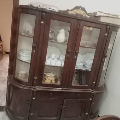 wooden showcase cupboard