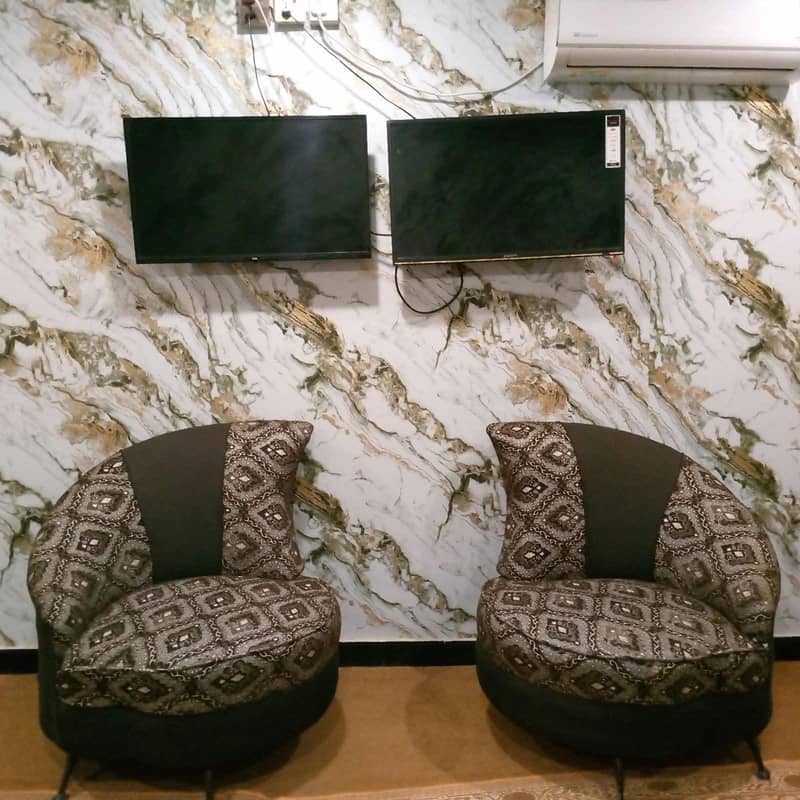 5 seater sofa set with table 2