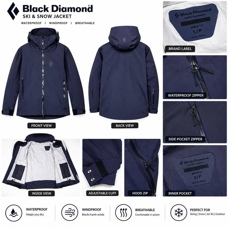 Black Diamond Jacket Orginal Piece 1