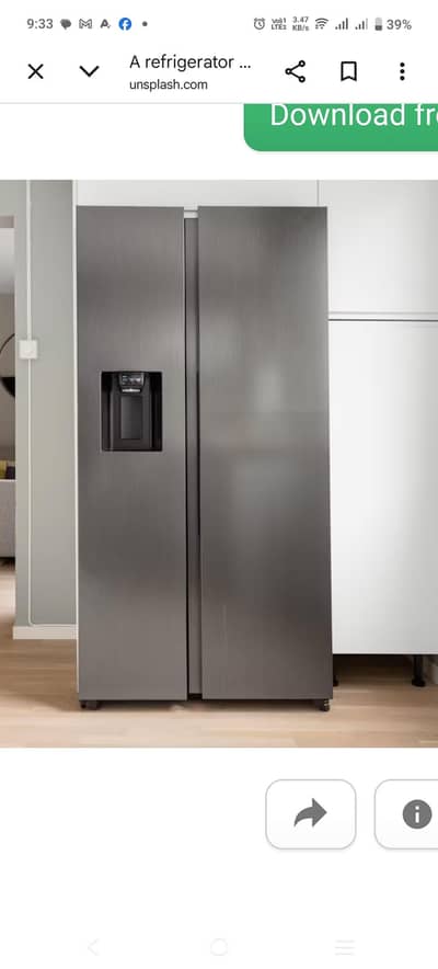 Panasonic side by side double door refrigerator |10/10 condition