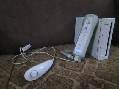 Nintendo Wii + 64GB SD Card + 1 Controller