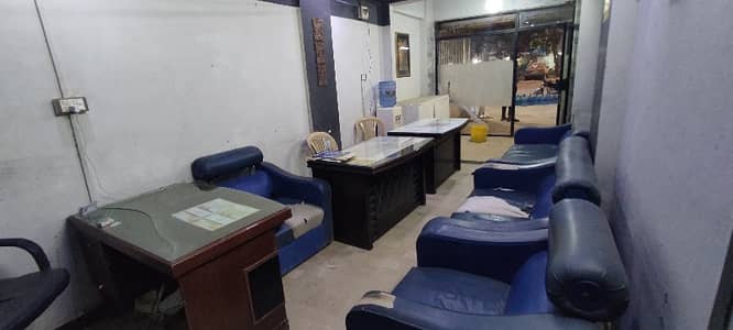 Shop Double Shutter 3 Side Corner With Attached Bath Extra Land Lease 200 Feet Road Facing Vip Location North Karachi Sector 11A