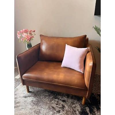 Wide arm luxury Sofa Chair