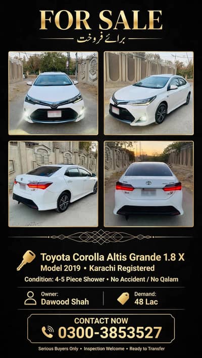 Toyota Altis Grande 2019