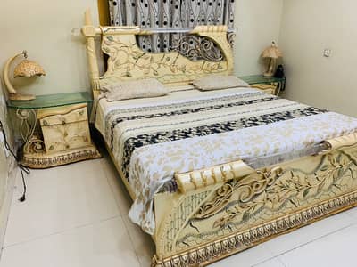 Complete Bedroom Furniture Set with Mattress and Divider