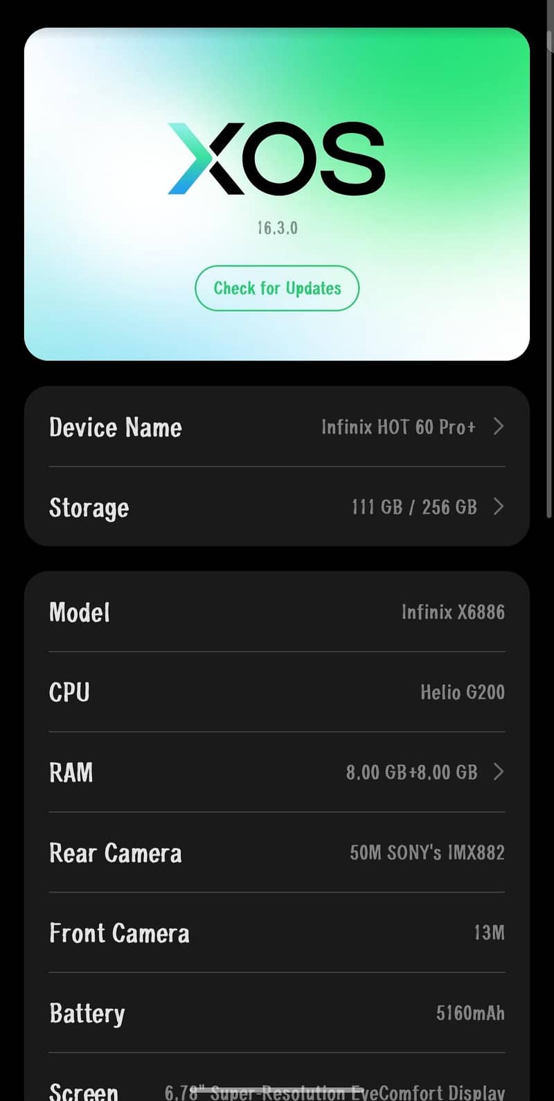 Infinix Other Model 6