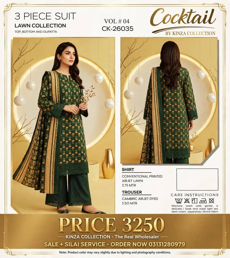 3 Piece Suit Lawn Collection - 2026 New Volume - Eastern - 1120915298