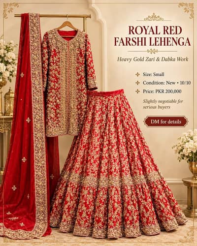 Royal Bridal Farshi Lehanga