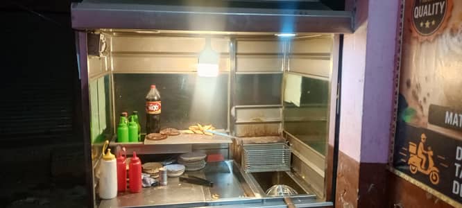 fryer with counter