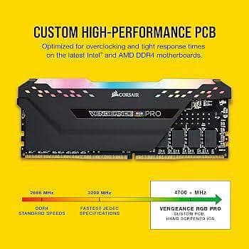 Corsair VENGEANCE RGB PRO DDR4 16GB (2x8GB) 3600MHz CL18 - BLACK