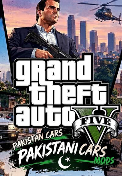 GTA 5 PAKISTANI CARS MOD PC/LAPTOP GAME INSTALL KRWAYE ALL OVER PAKIS