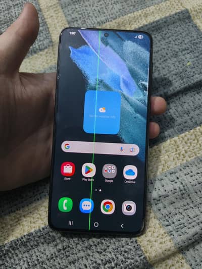 Samsung Mobile S21 Plus 5g (one line in pannel)