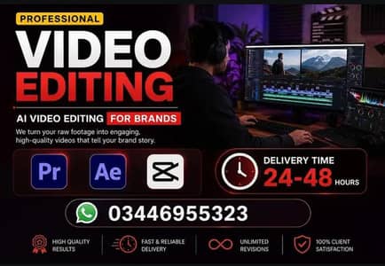 Professional Video Editing & AI Ads Creation Services
