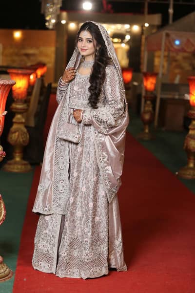 bridal walima dress maxi