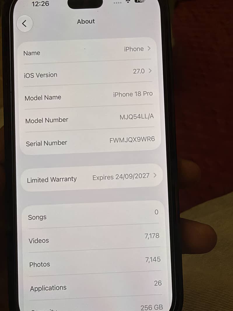Apple iPhone 18 Pro 5
