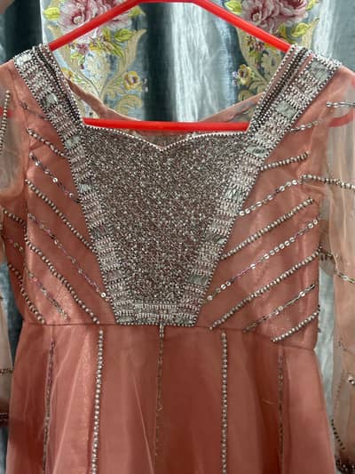 Beautiful eastern net frock for women’s