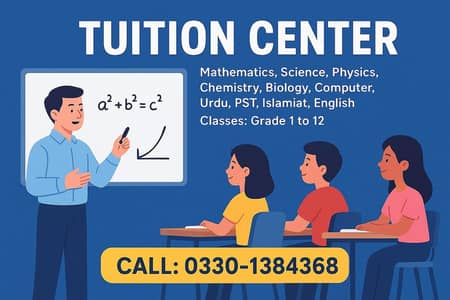 Tuition Classes from (1 till 12th)
