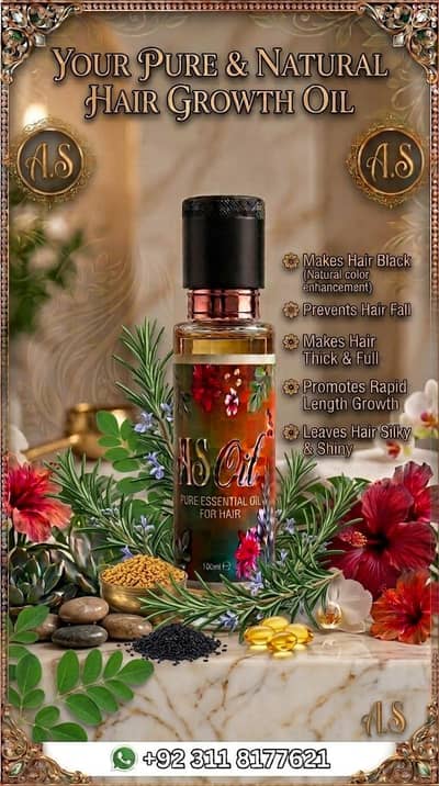 As hair Oil for fast hair growth