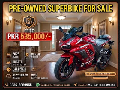 DUCATI GT 2025 — PREMIUM SPORTS BIKE 250Cc
