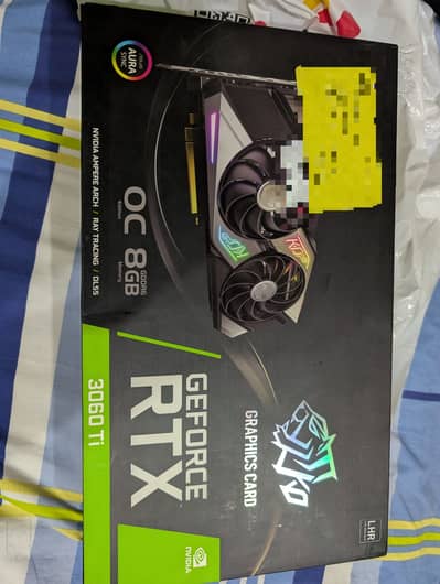 ASUS RTX 3060 Ti 8gb DDR6 OC edition
