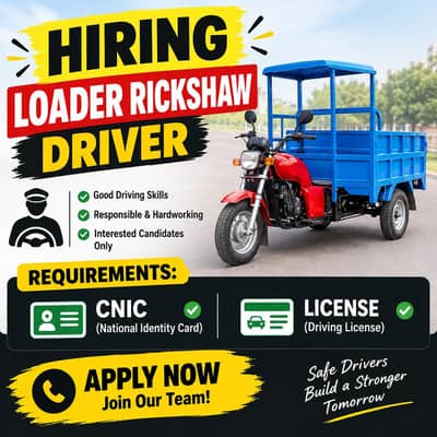Loader Rickshaw Driver