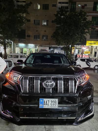 with driver prado available for rent in pindi islamabad