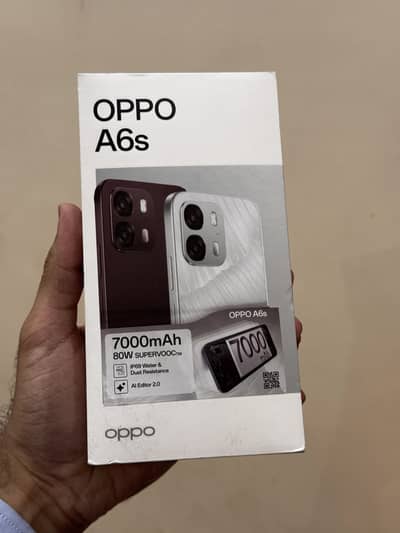 OPPO A6s 8gb+256gb PTA approved Box pack 12 month warranty