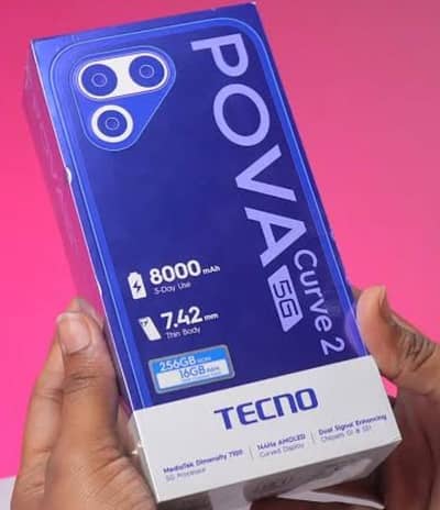 Tecno  Pova Curve 2 5G Box pack non Active