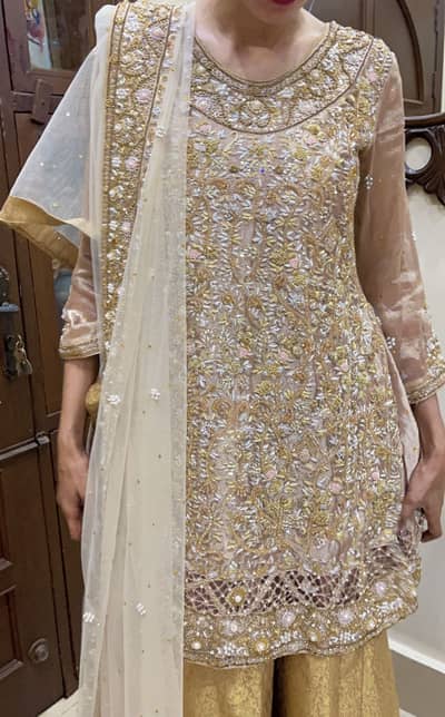 Bridal Formal Dress For Sale - Gold & Rose Gold