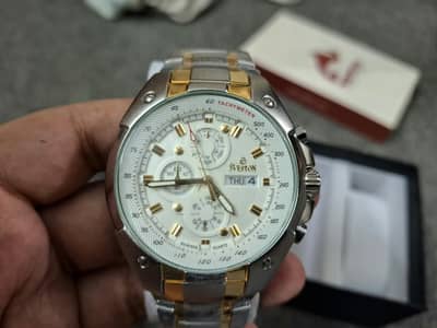 SVESTON 9150 CHRONOGRAPH MEN'S STAINLESS STEEL WATCH