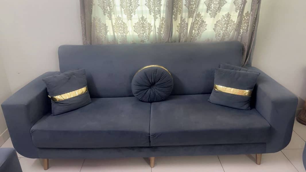 7 Seater Sofa Set with Table 2