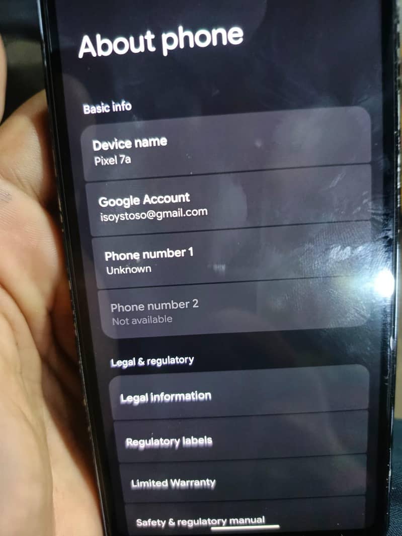 Google Pixel 7A 4