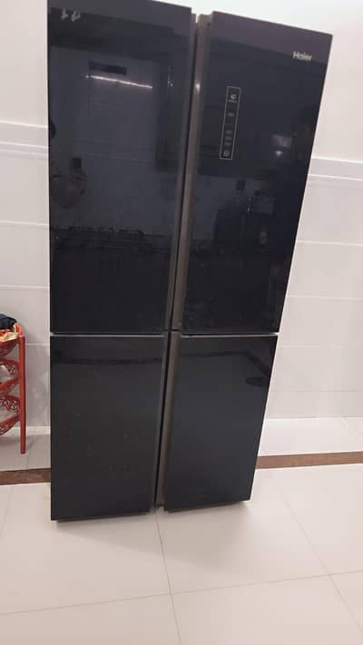 Haier 4 doors fridge home used slightly in good condition