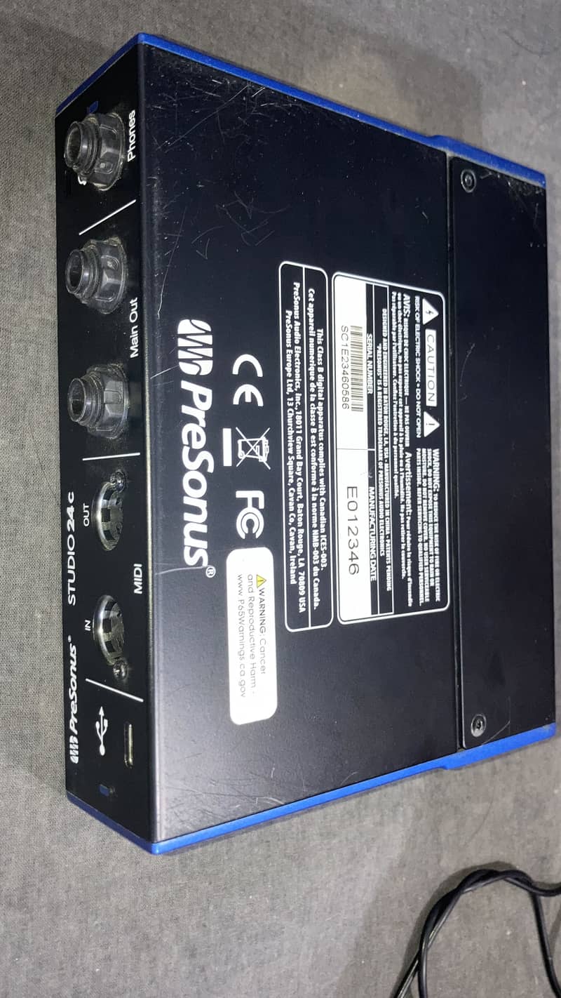 PreSonus Studio 24c Audio Interface 3