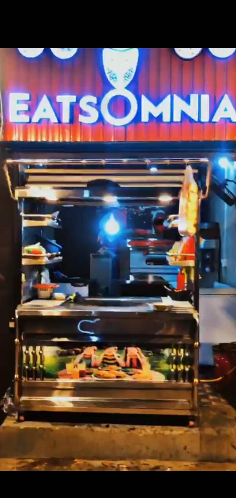 Shwarma or Shami burger counter - Food Display Counters - 1120917963
