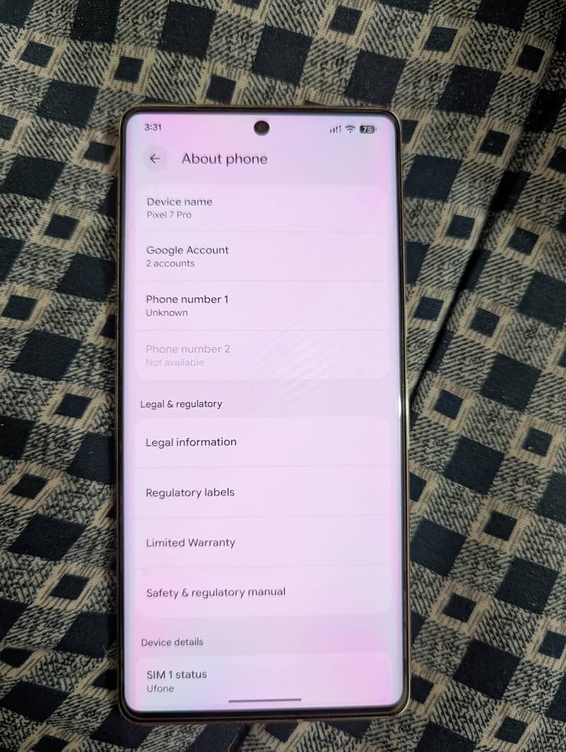 Google Pixel 7 Pro 4
