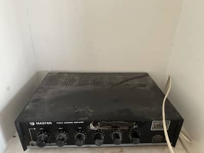 Master Sound Public Address Amplifier